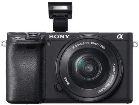 Sony ILCE-6400LB Mirrorless Digital Camera with CMOS Sensor and 16-50mm Power Zoom Lens