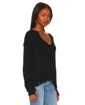 Spence VNeck Pullover Black