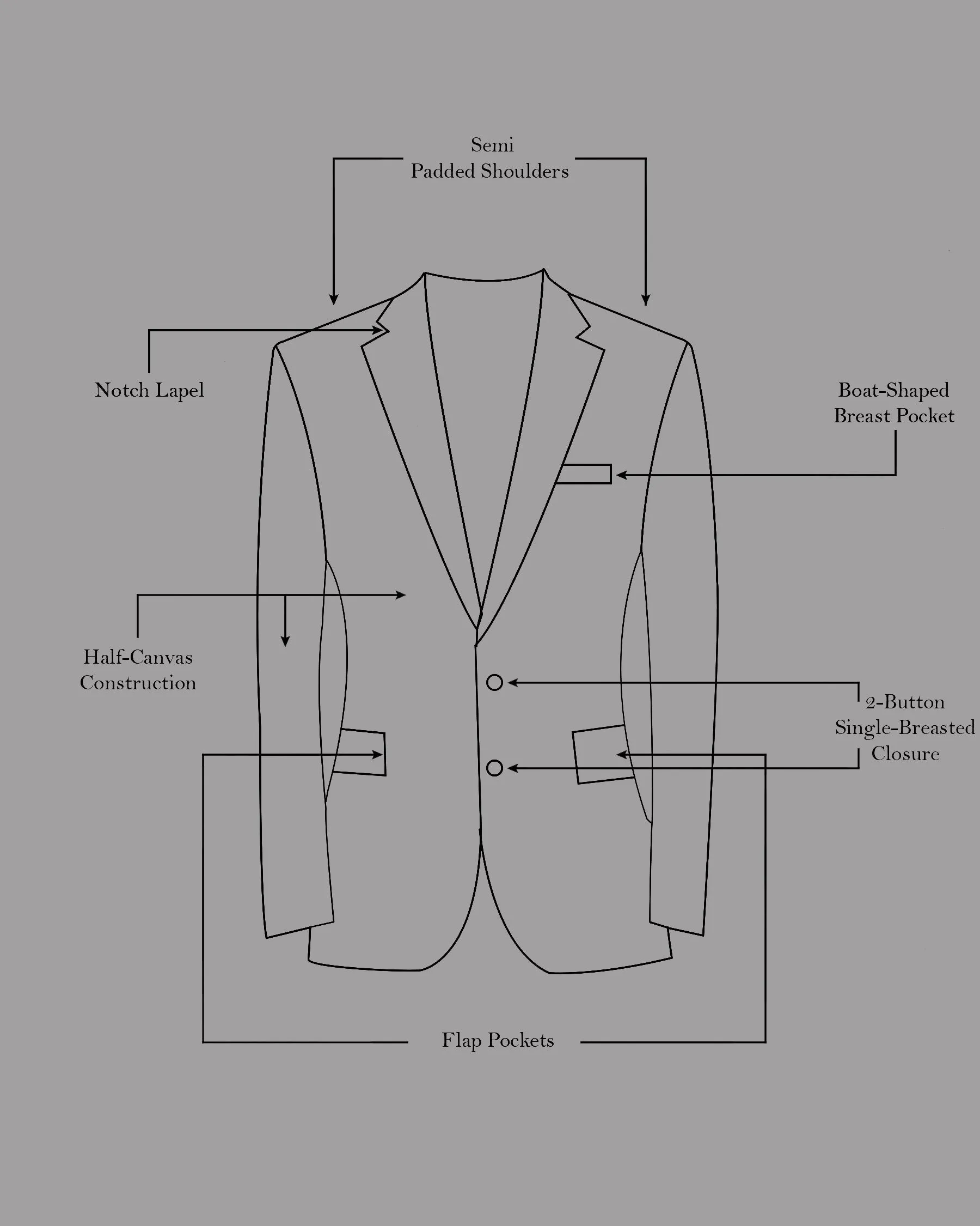 Spun Pearl Wool Rich Blazer