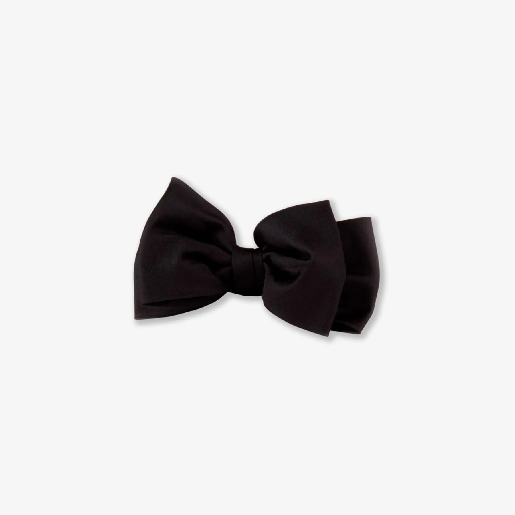 Stenstroms Black Silk Bow Tie, Self-Tied