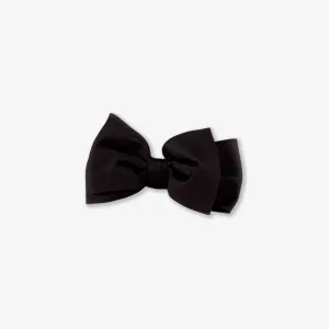 Stenstroms Black Silk Bow Tie, Self-Tied
