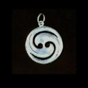 Sterling Silver Double Koru Charm or Earrings