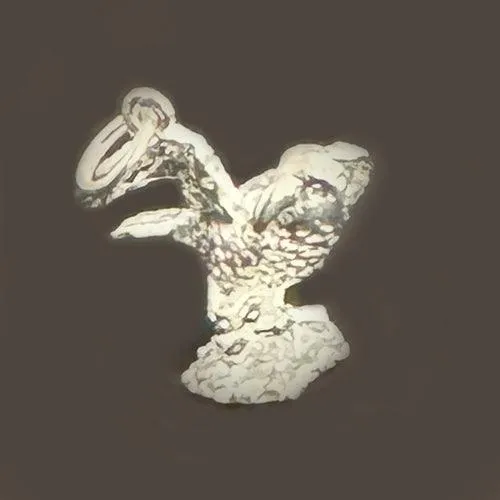 Sterling Silver Kaka Bird Charm