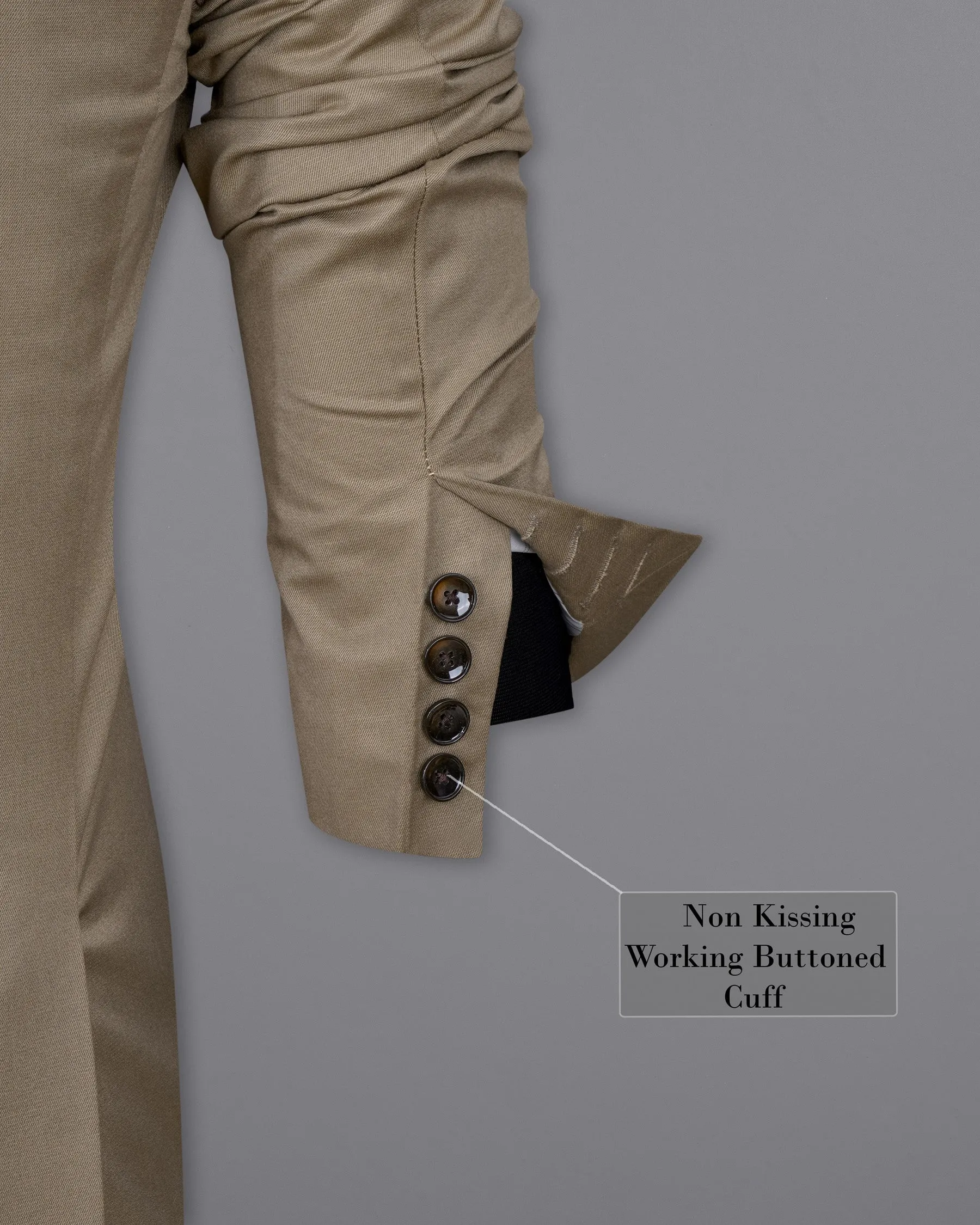 Stonewall Brown Double Breasted Blazers