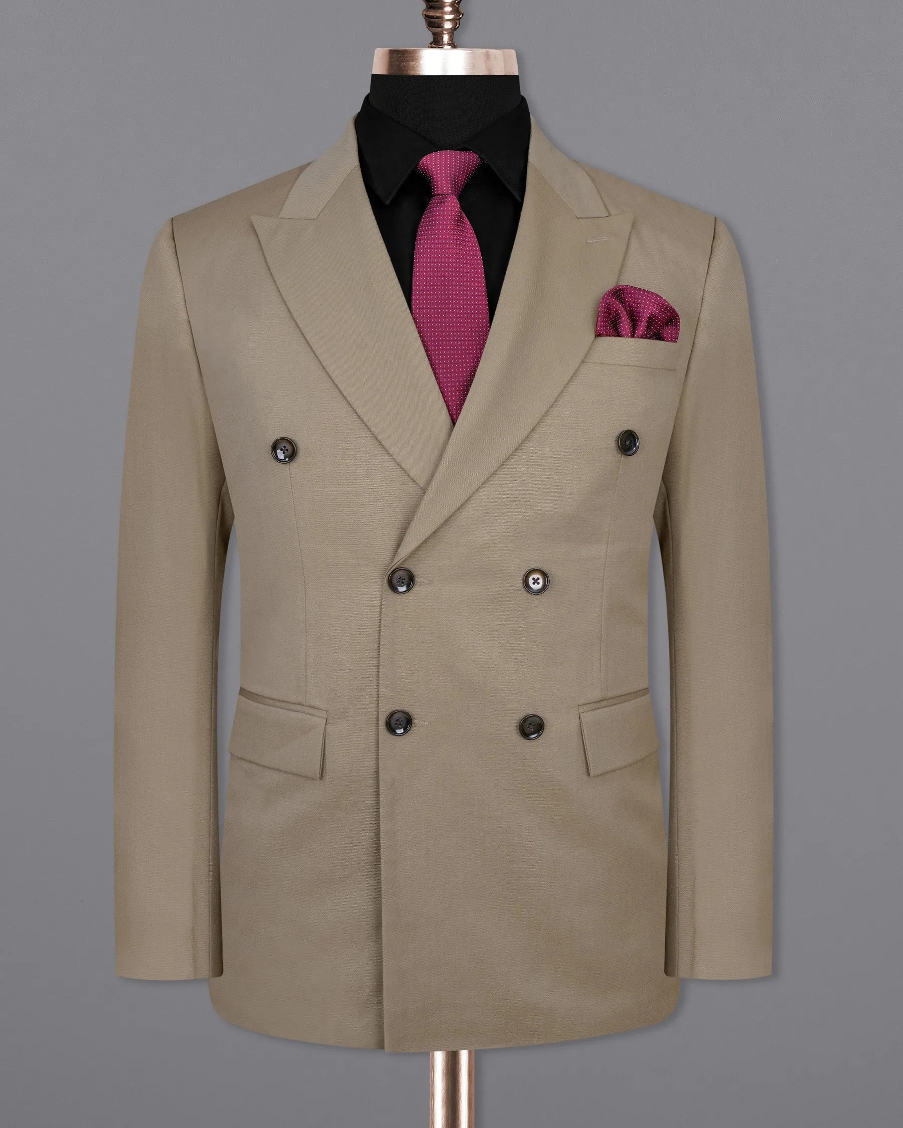 Stonewall Brown Double Breasted Blazers