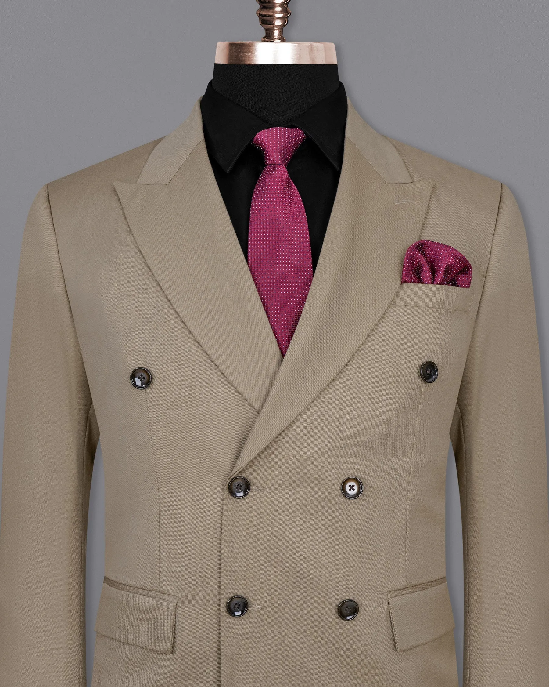 Stonewall Brown Double Breasted Blazers