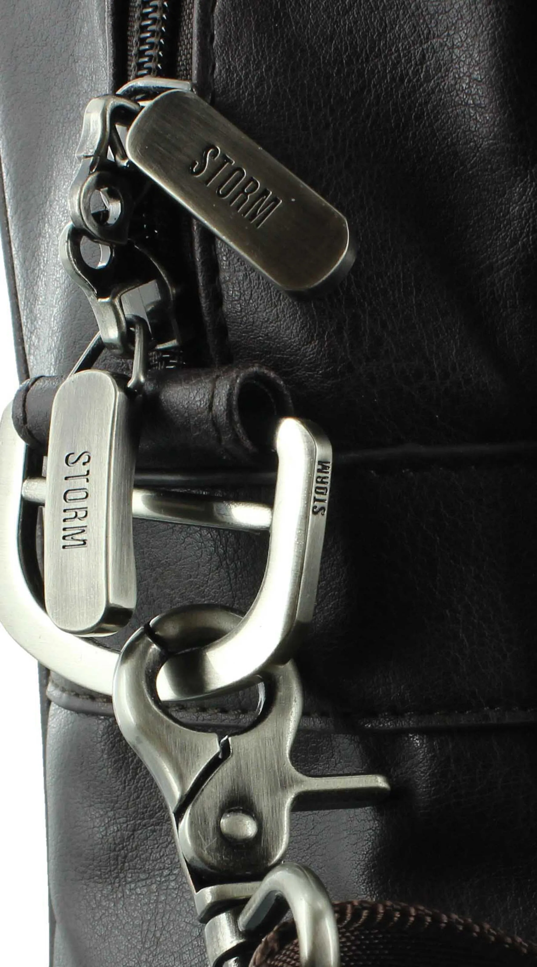 STORM London JARED Briefcase in Black