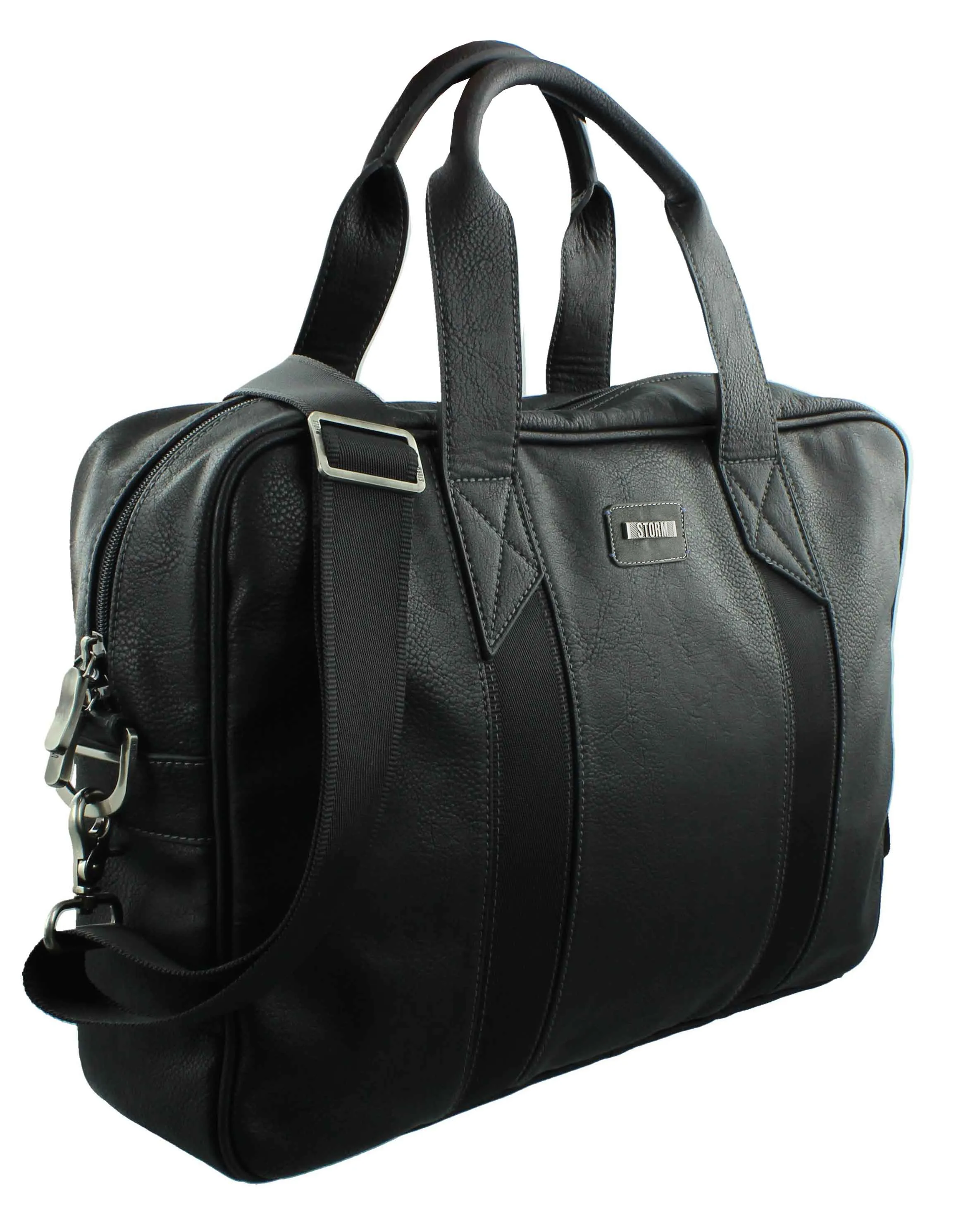 STORM London JARED Briefcase in Black