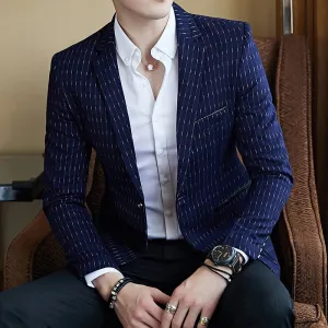 Striped Blazer Mens