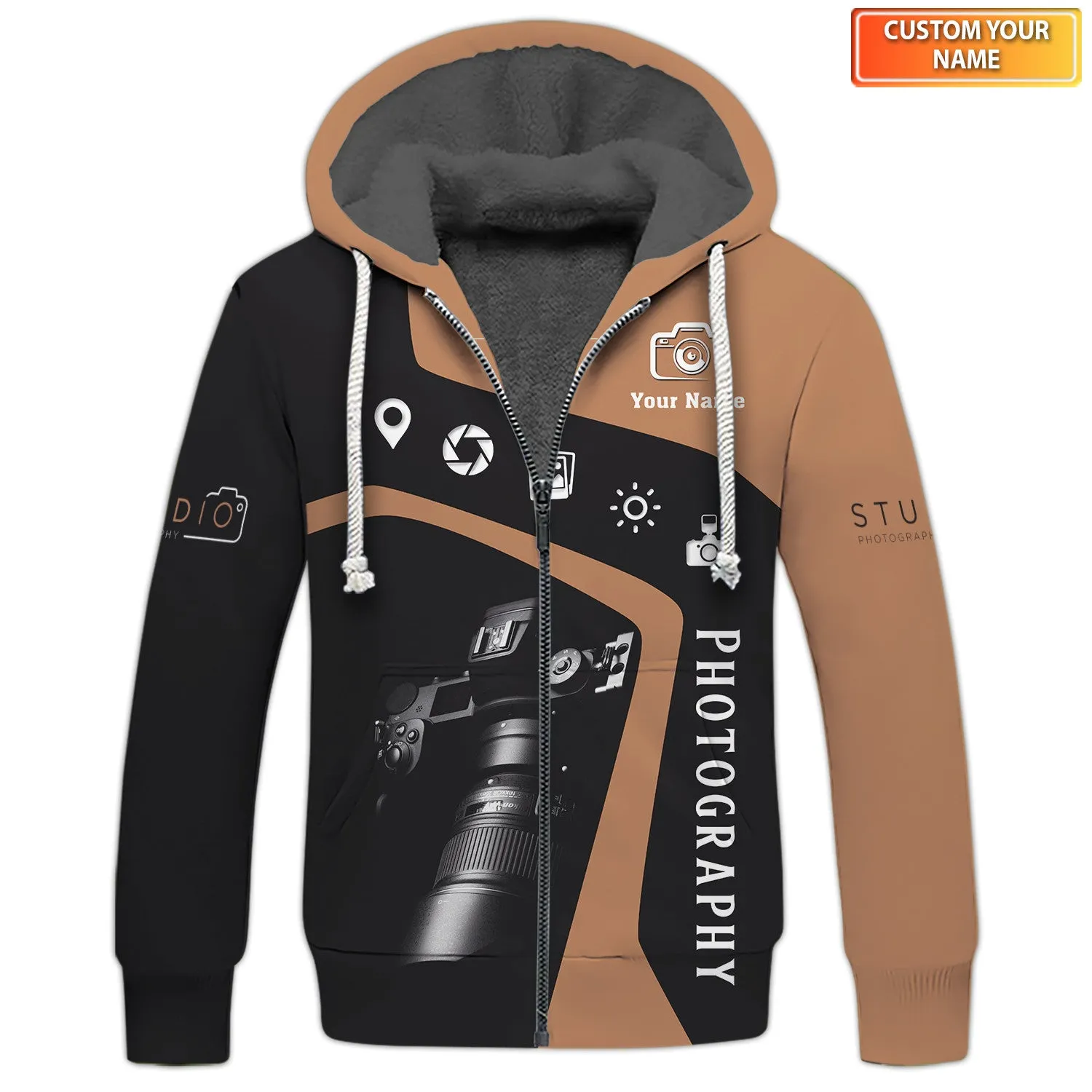 Studio Photography 3D Shirts Camera Tools Design Photographer Shirts