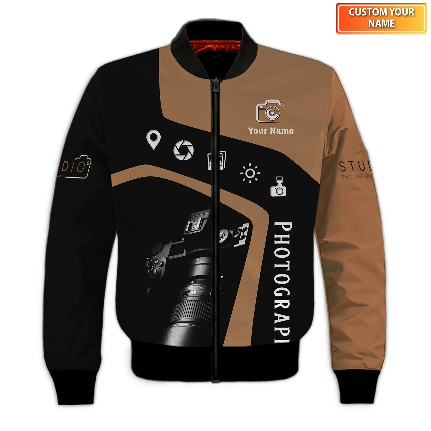 Studio Photography 3D Shirts Camera Tools Design Photographer Shirts