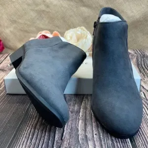 Style & Co Gray Wiley Ankle Booties 8