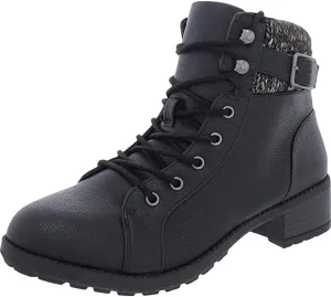 Style & Co. Womens Gaiel Faux Leather Round Toe Ankle Boots Black 9 Medium (B,M)