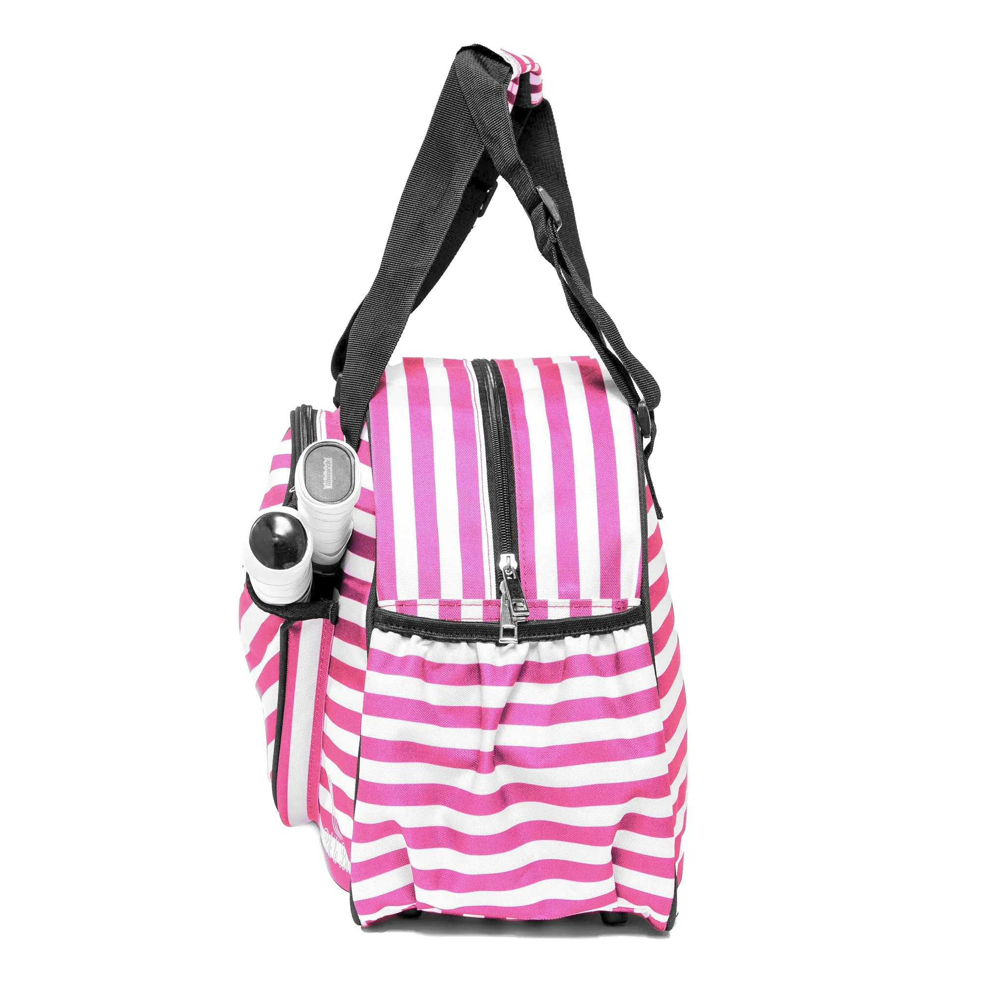 Stylish Stripe Pink Sport Premium Women's Pickleball Bag