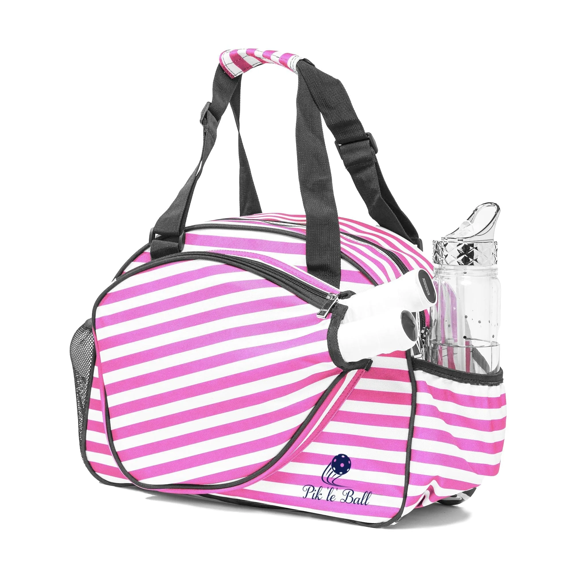 Stylish Stripe Pink Sport Premium Women's Pickleball Bag