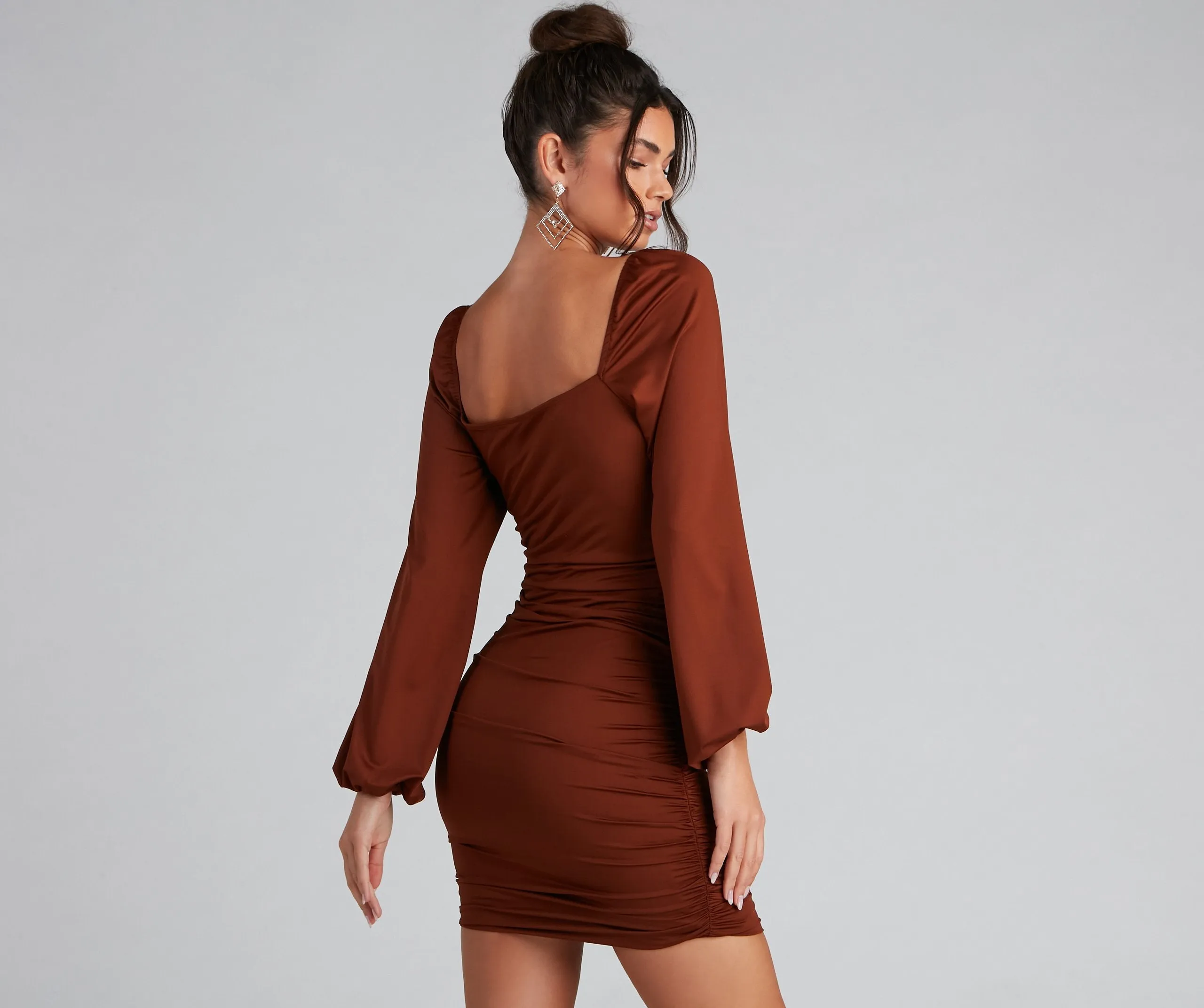 Such A Sweetheart Charming Mini Ruched Dress