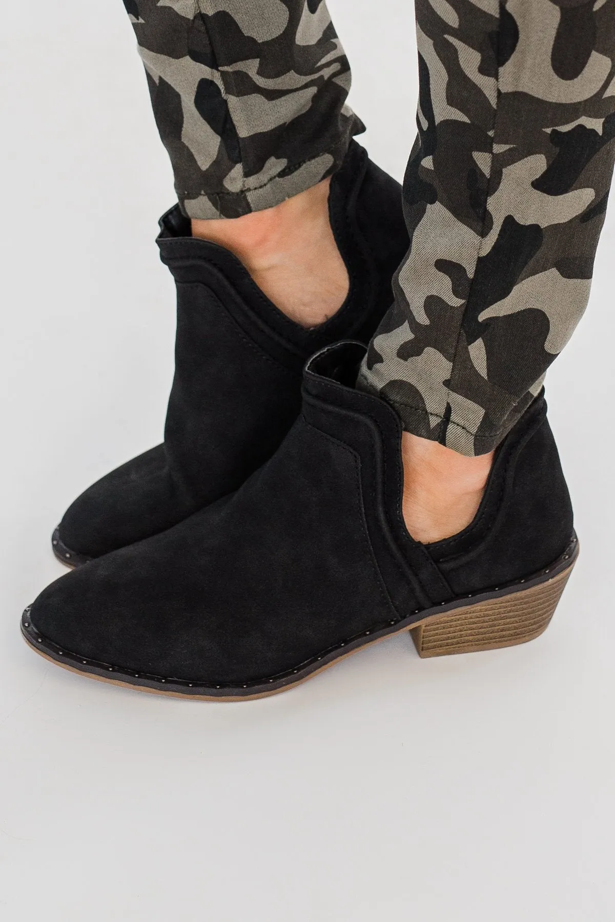 Sugar Envy Booties- Black