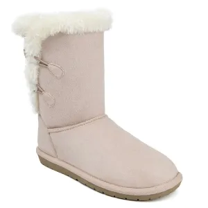 Sugar Women's Marty Slip On Winter Boots Warm Winter Booties Blush Micro 6