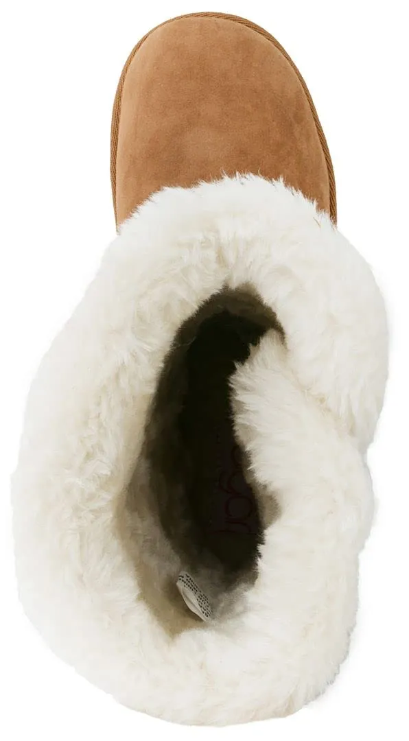 Sugar Women's Marty Slip On Winter Boots Warm Winter Booties Cognac 7