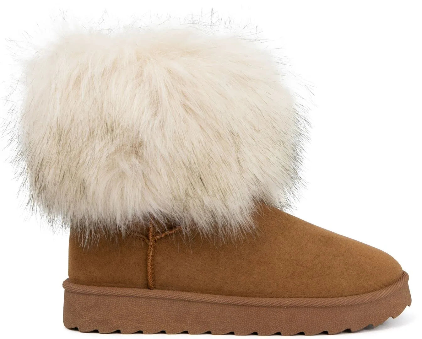 Sugar Women's Radient Slip On Winter Boots Warm Winter Booties Cognac 8