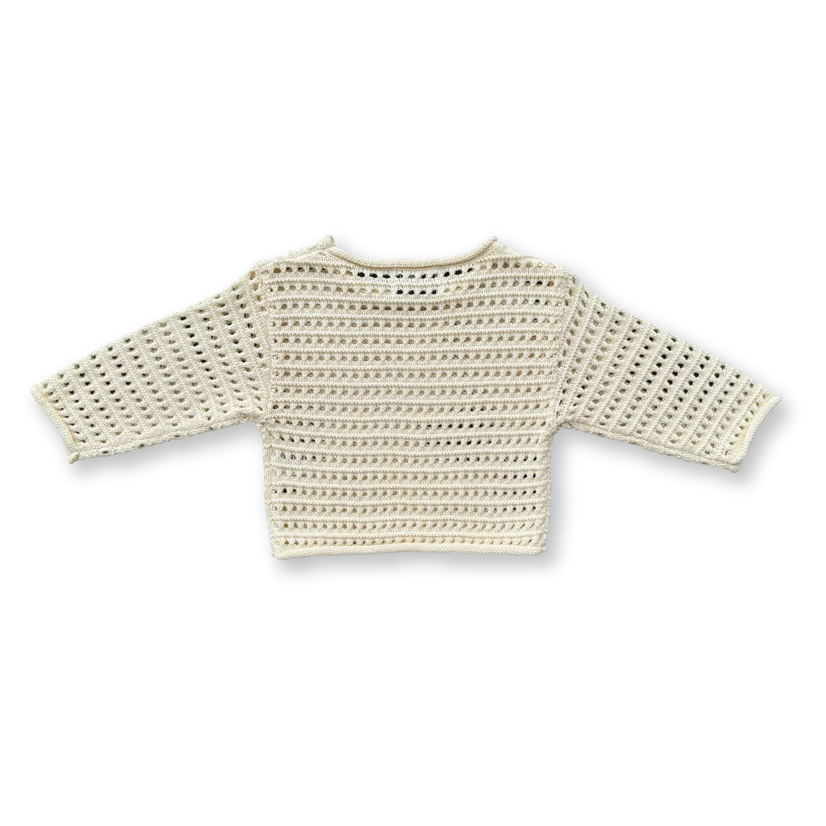 Summer Knit Pull Over - Milk