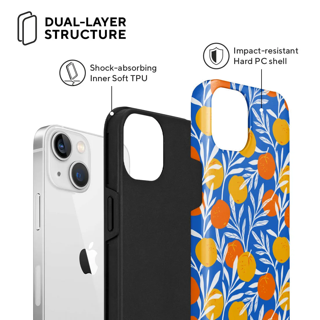 Summer Tangerine Custom - iPhone 13 Case