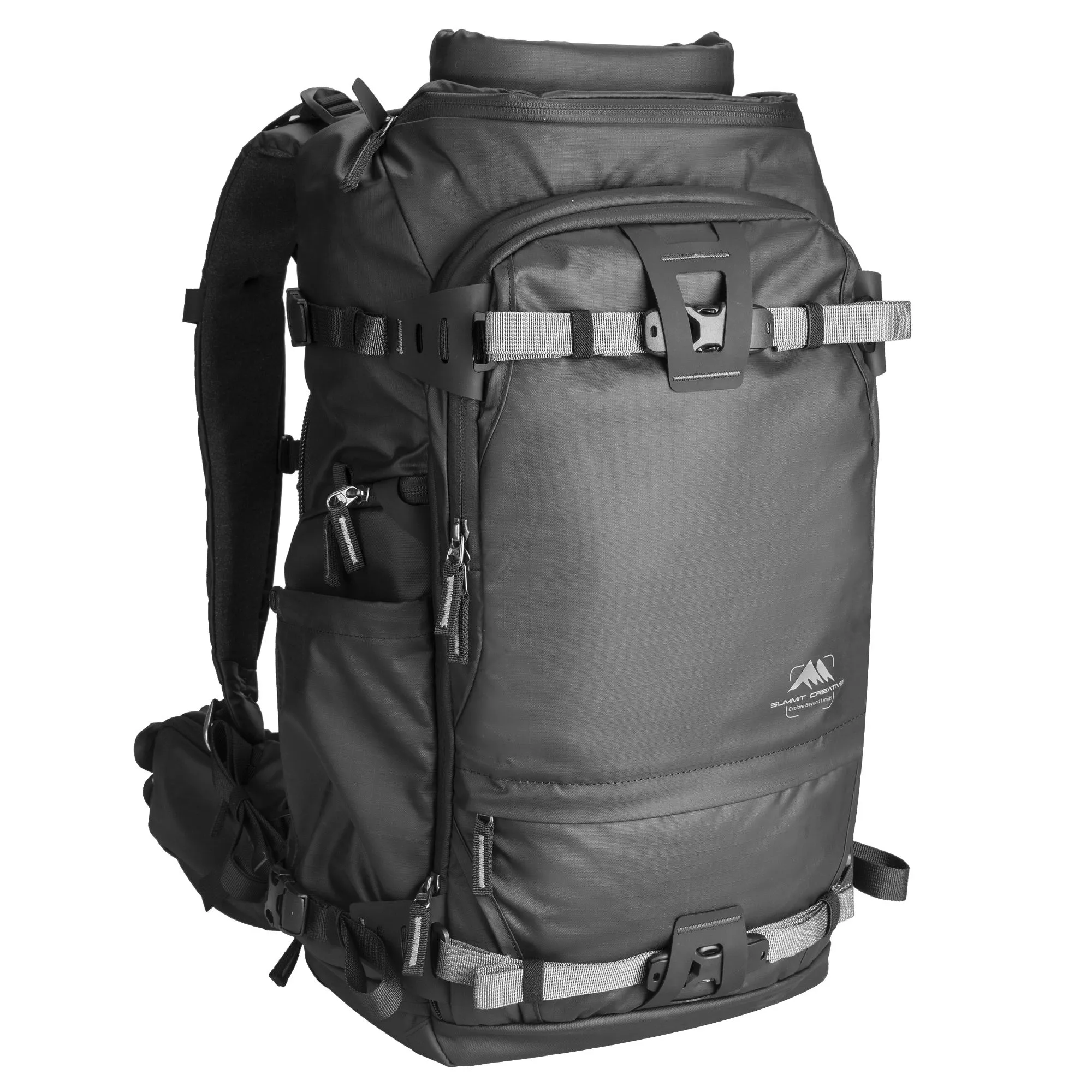 Summit Creative Tenzing Rolltop Medium Camera Backpack 30L Black