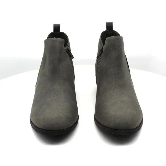 Sun   Stone Women's Cadee Ankle Booties Grey 9.5 M