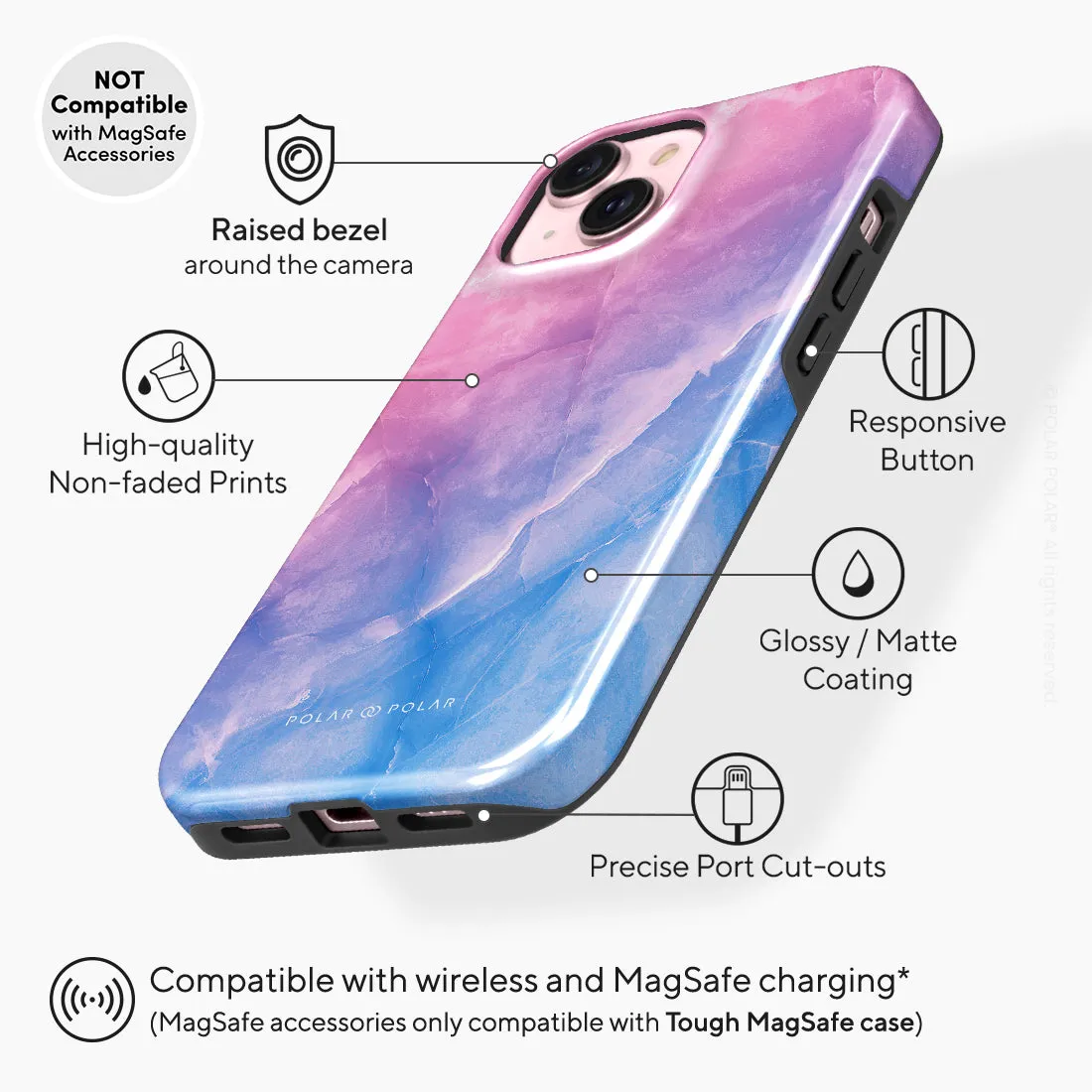 Sweet Rainbow Custom - iPhone 15 Case