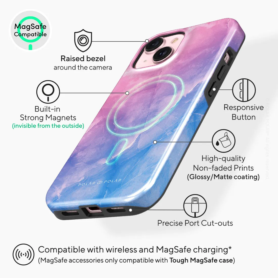 Sweet Rainbow Custom - iPhone 15 Case