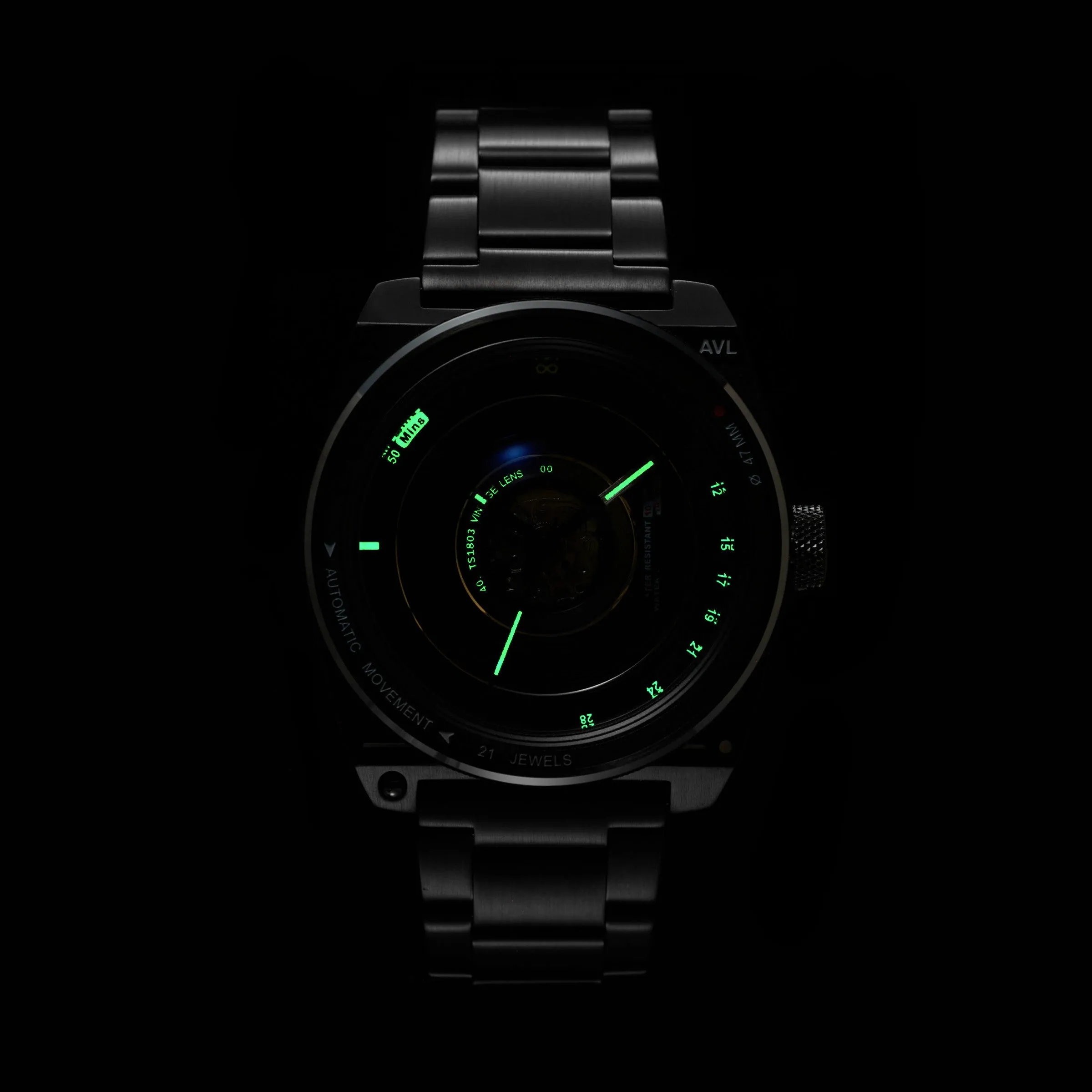 TACS Automatic Vintage Lens II - Dark Metal TS1803D