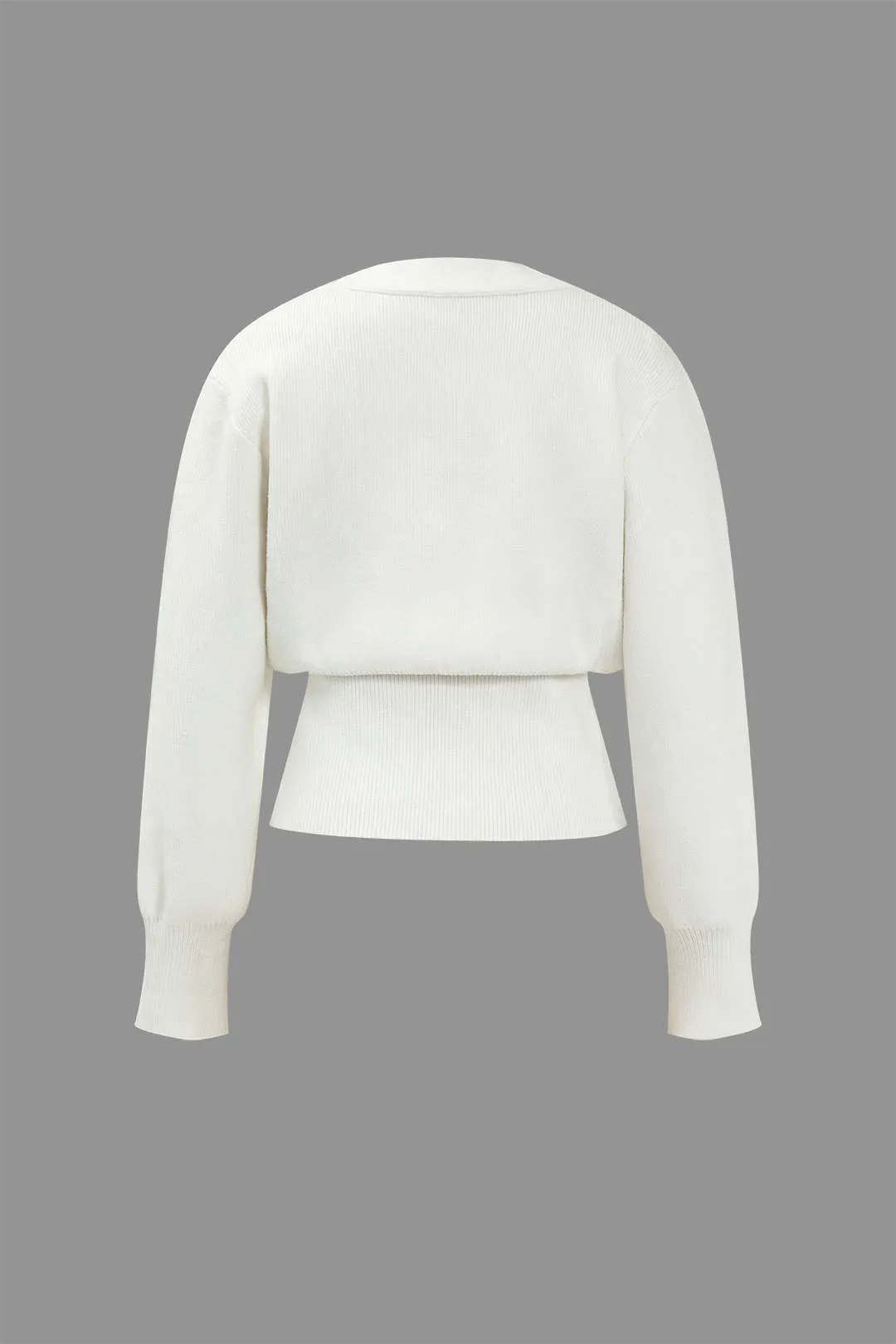 Tanya - Elegant V Neck Woman's Cardigan