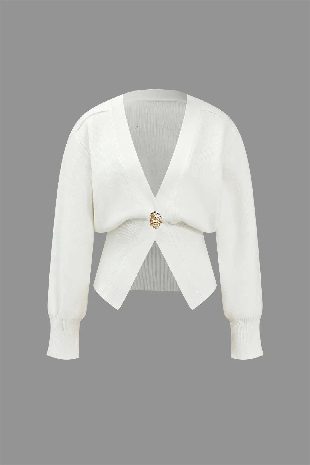Tanya - Elegant V Neck Woman's Cardigan