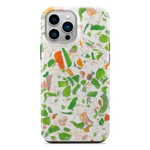 Terrazzo Green Custom - iPhone 14 Pro Case
