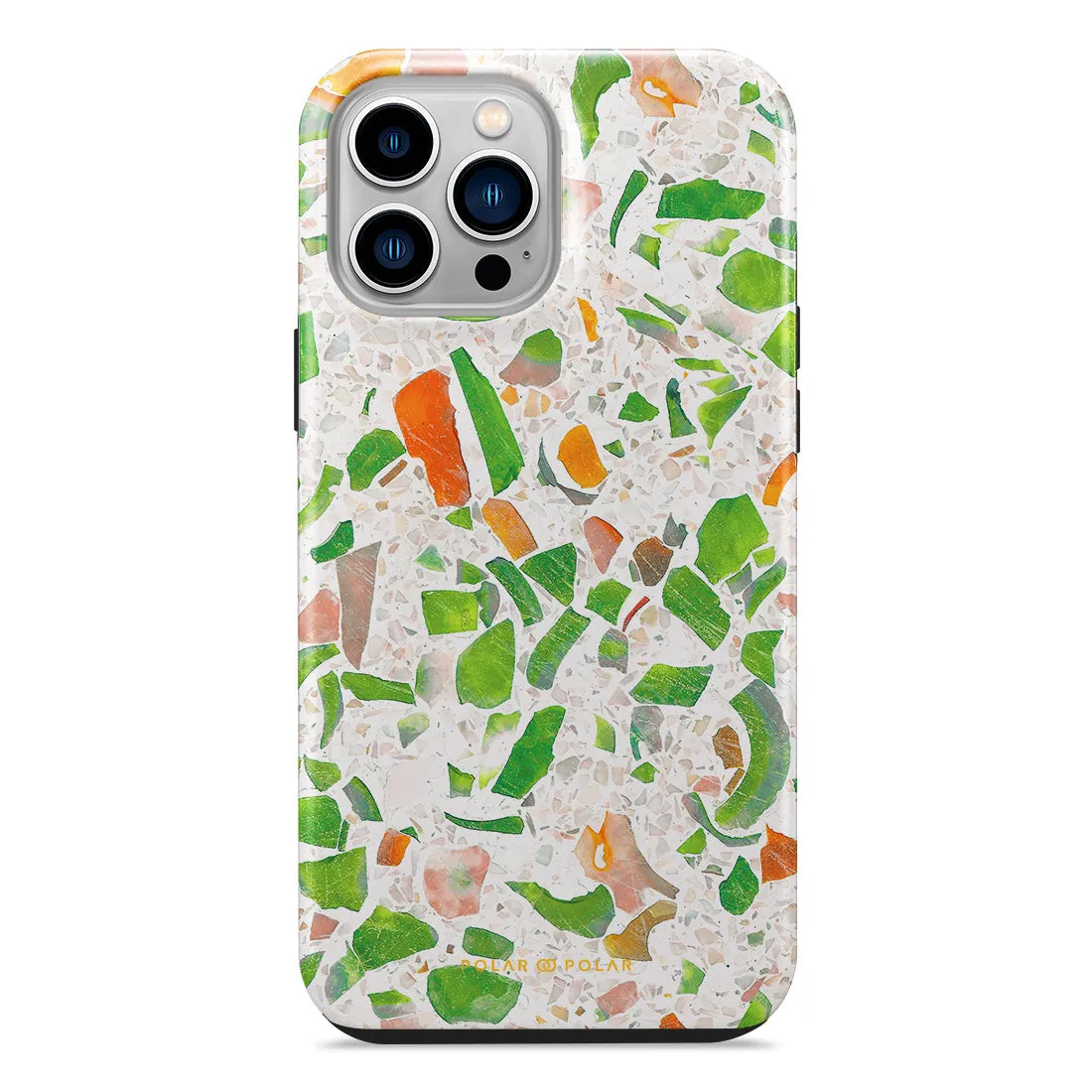 Terrazzo Green Custom - iPhone 14 Pro Case