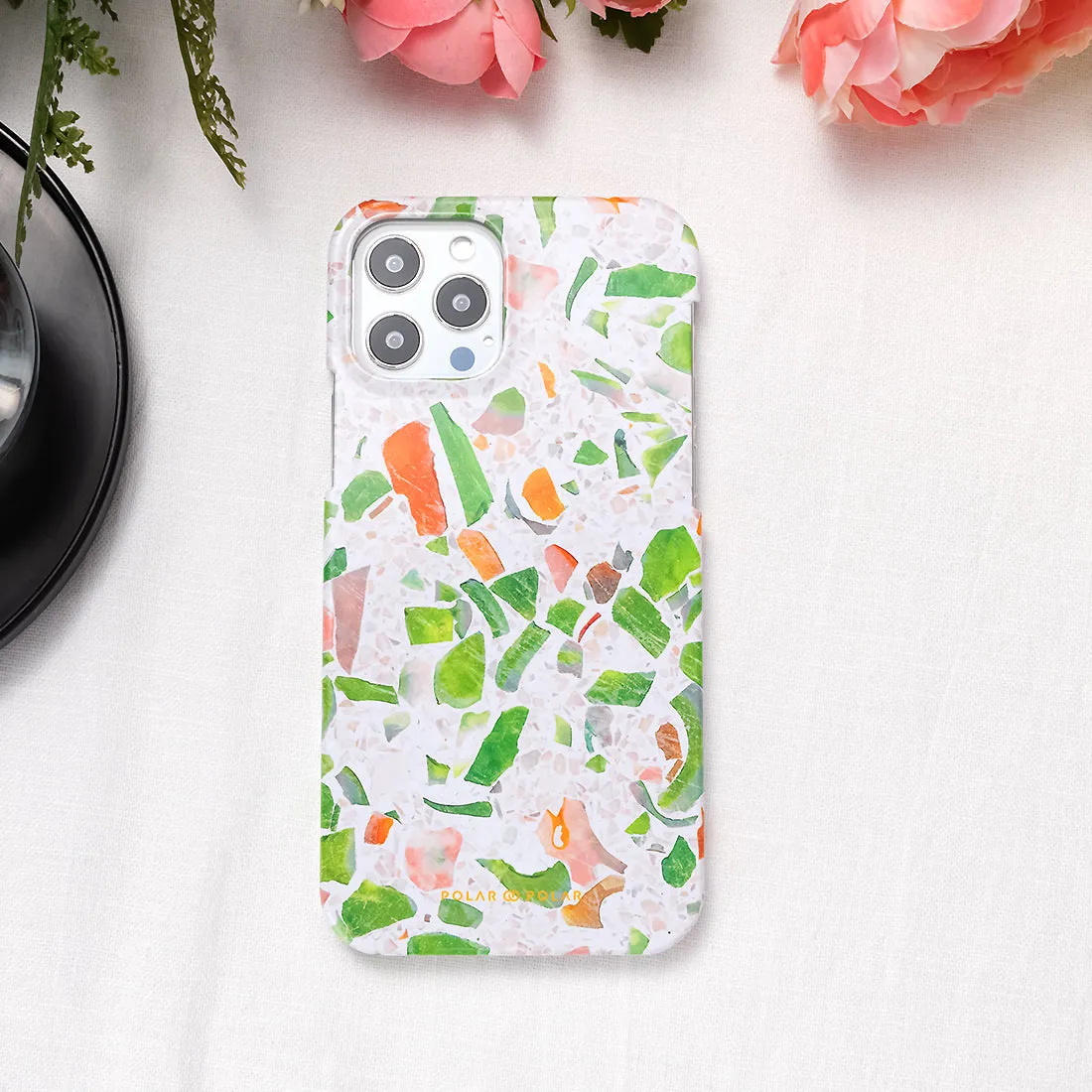 Terrazzo Green Custom - iPhone X / XS Case