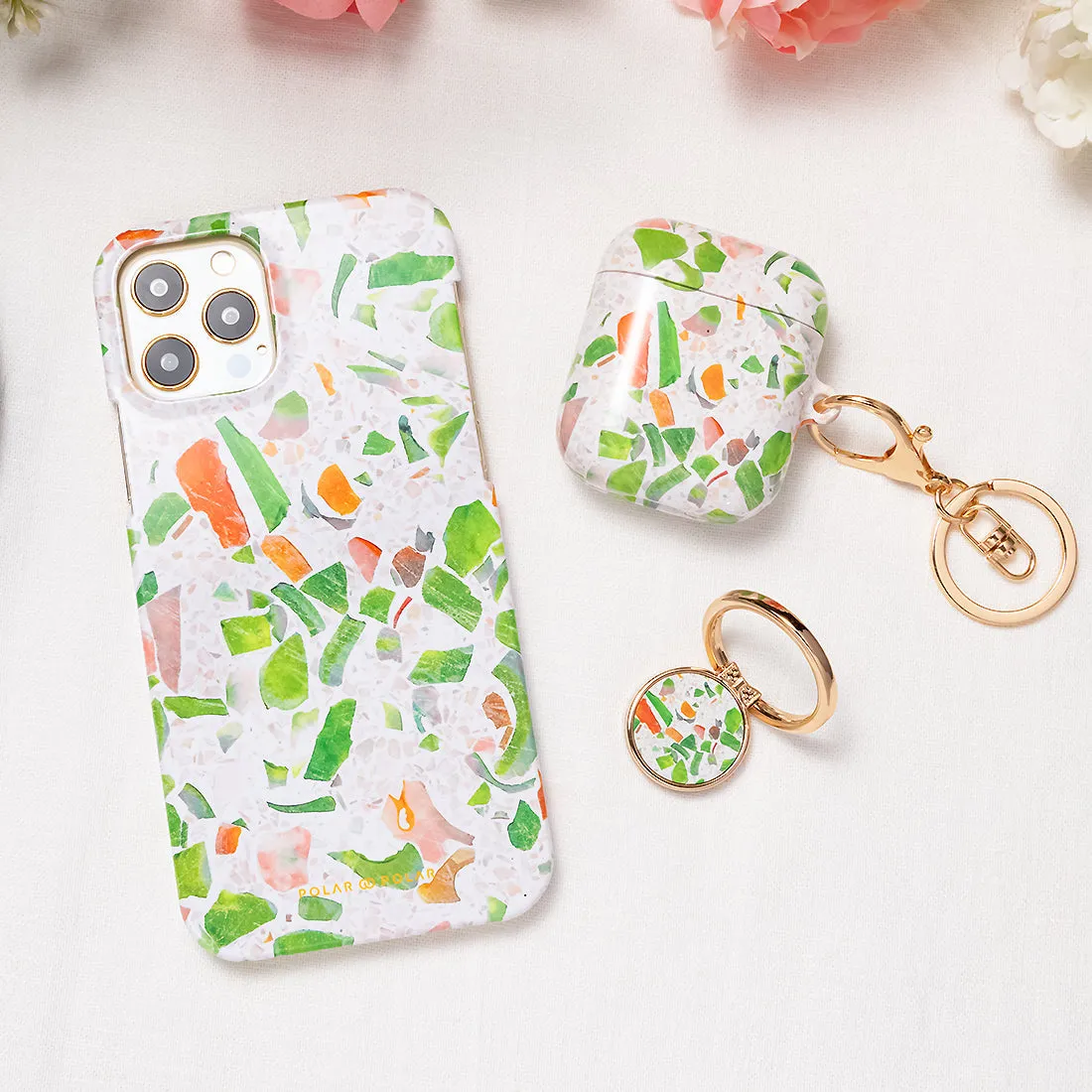 Terrazzo Green Custom - iPhone X / XS Case