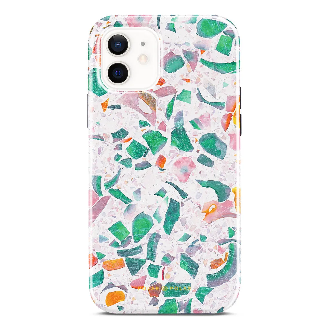 Terrazzo Lake Blue Custom - iPhone 12 Case
