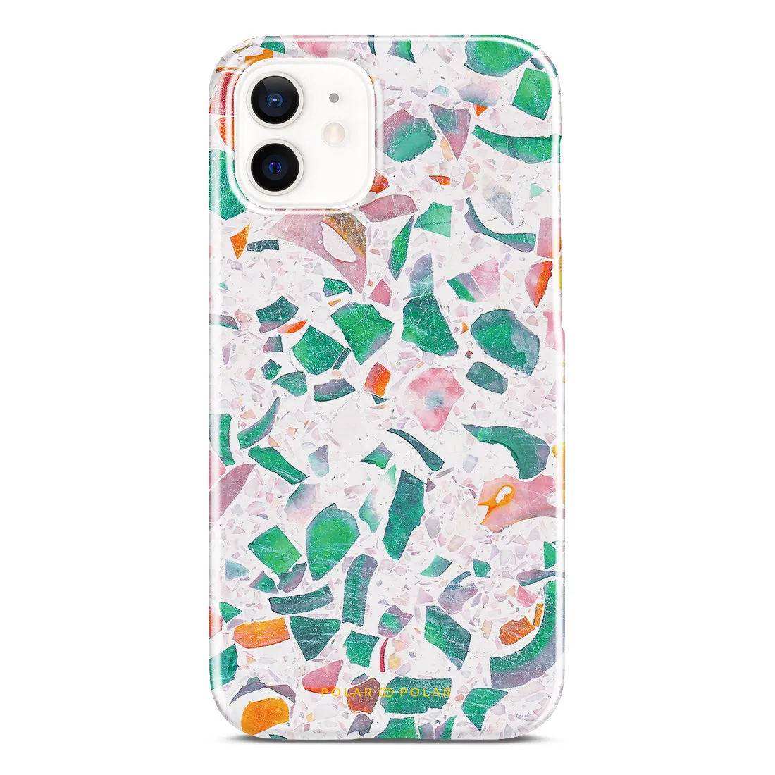 Terrazzo Lake Blue Custom - iPhone 12 Case
