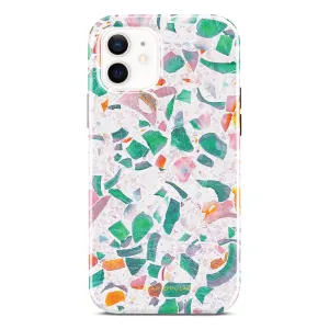 Terrazzo Lake Blue Custom - iPhone 12 Case