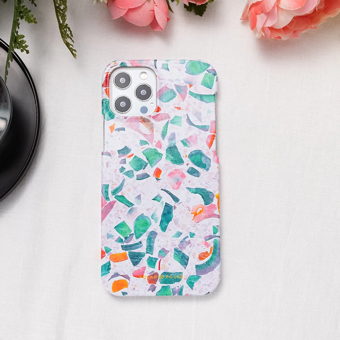Terrazzo Lake Blue Custom - iPhone SE3 / SE2 / 8 / 7 Case