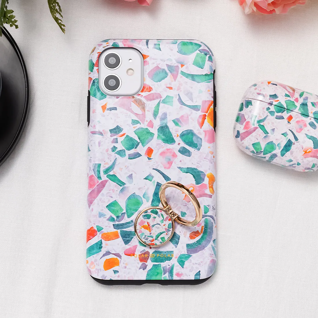 Terrazzo Lake Blue Custom - iPhone SE3 / SE2 / 8 / 7 Case