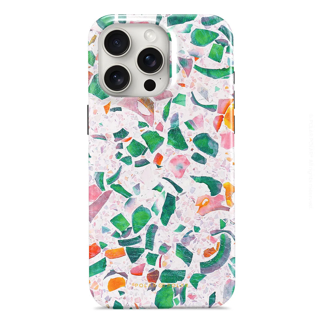 Terrazzo Lake Blue - iPhone 15 Pro Max Case