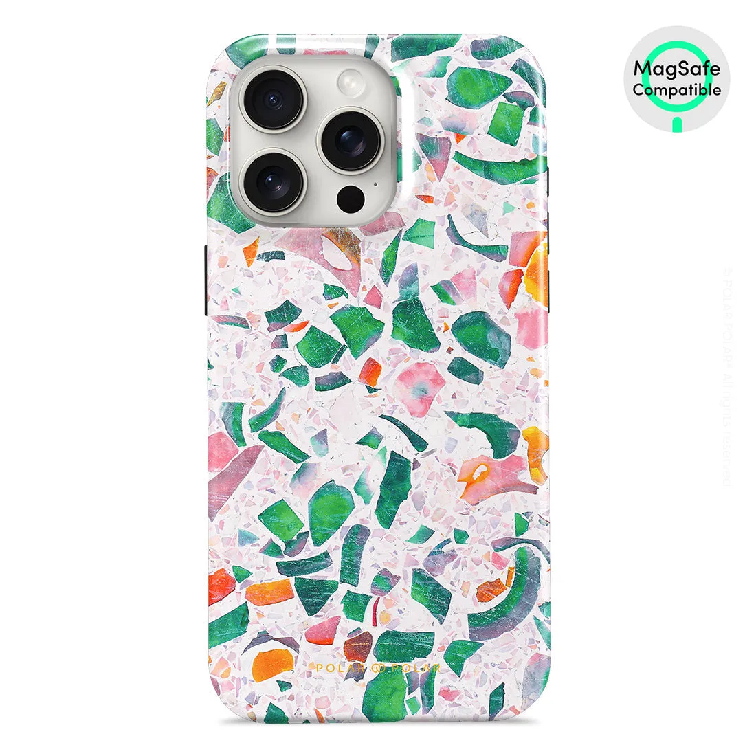 Terrazzo Lake Blue - iPhone 15 Pro Max Case