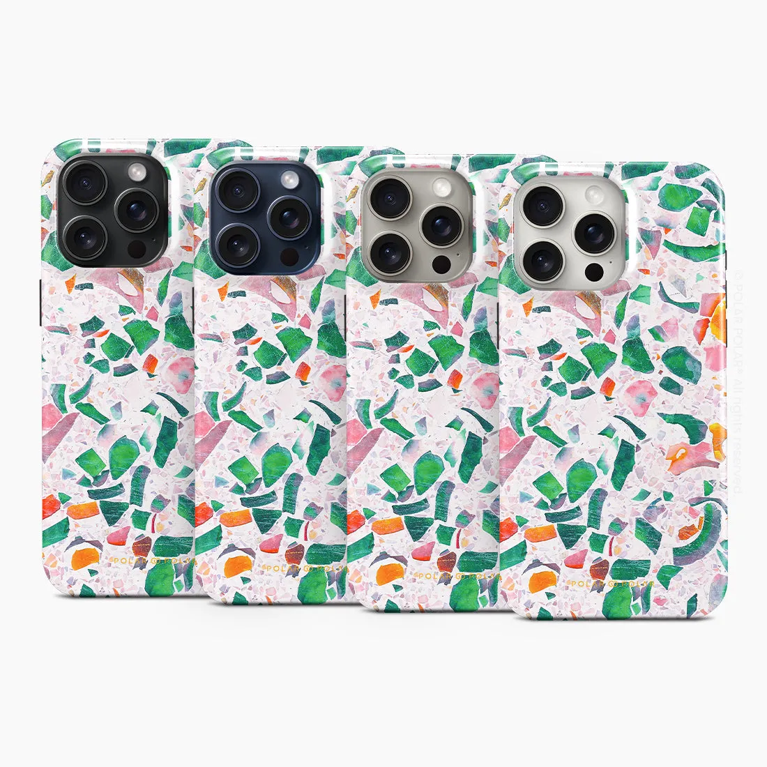 Terrazzo Lake Blue - iPhone 15 Pro Max Case