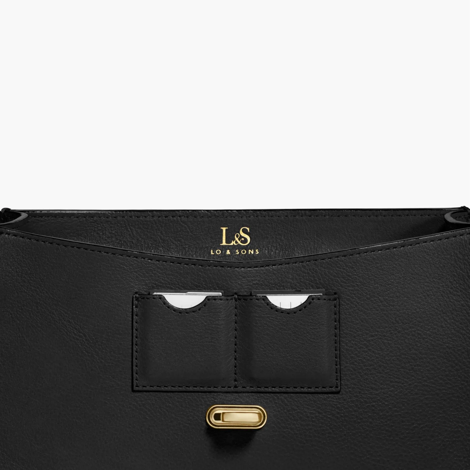 The Claremont - Full Grain Leather - Black