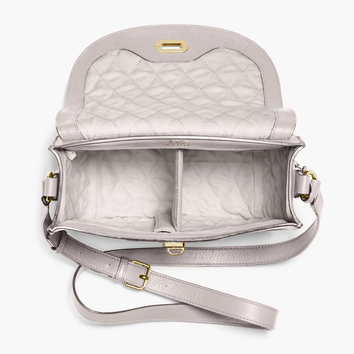 The Claremont - Full Grain Leather - Light Grey