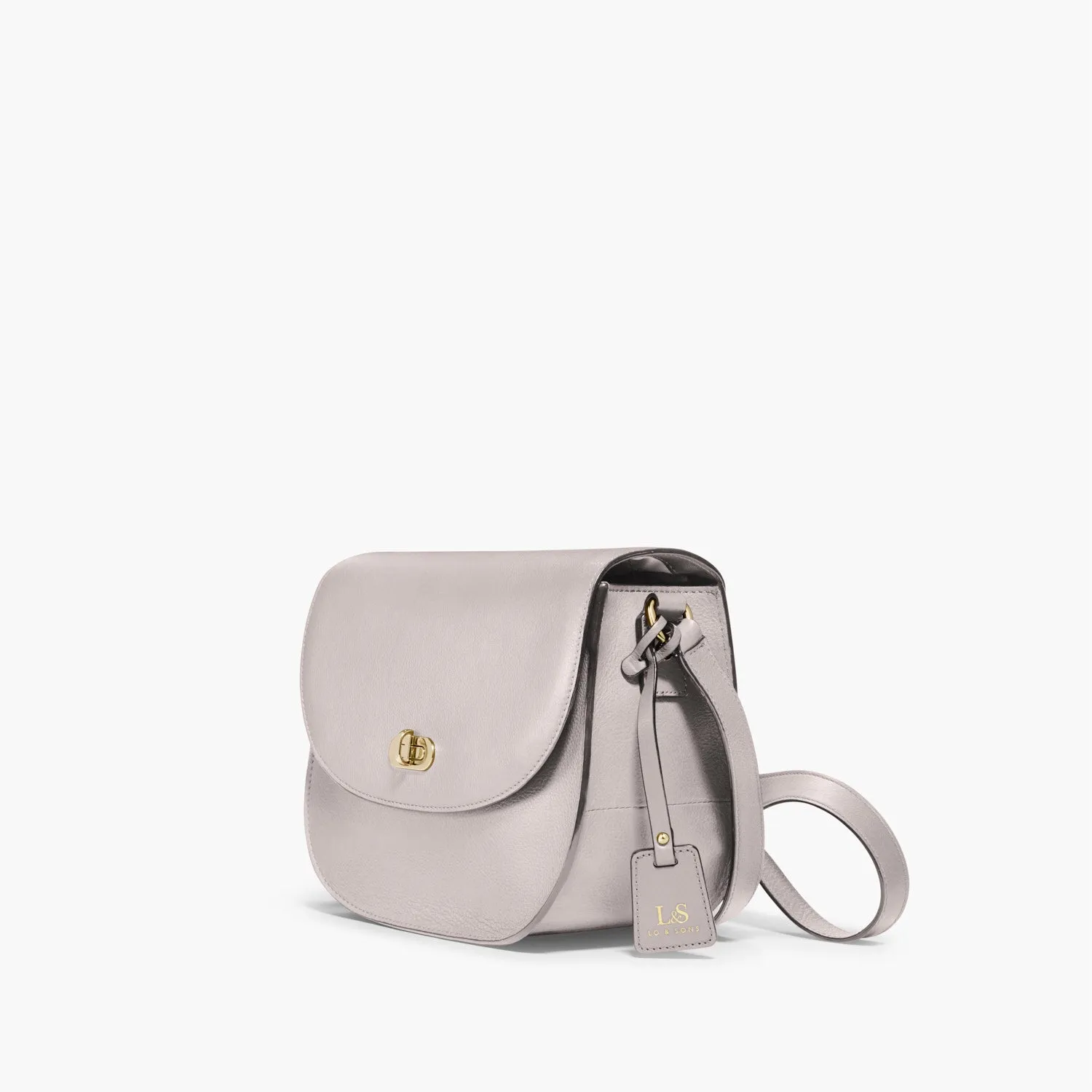 The Claremont - Full Grain Leather - Light Grey