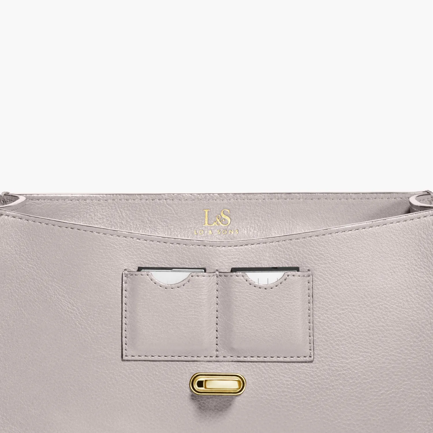 The Claremont - Full Grain Leather - Light Grey