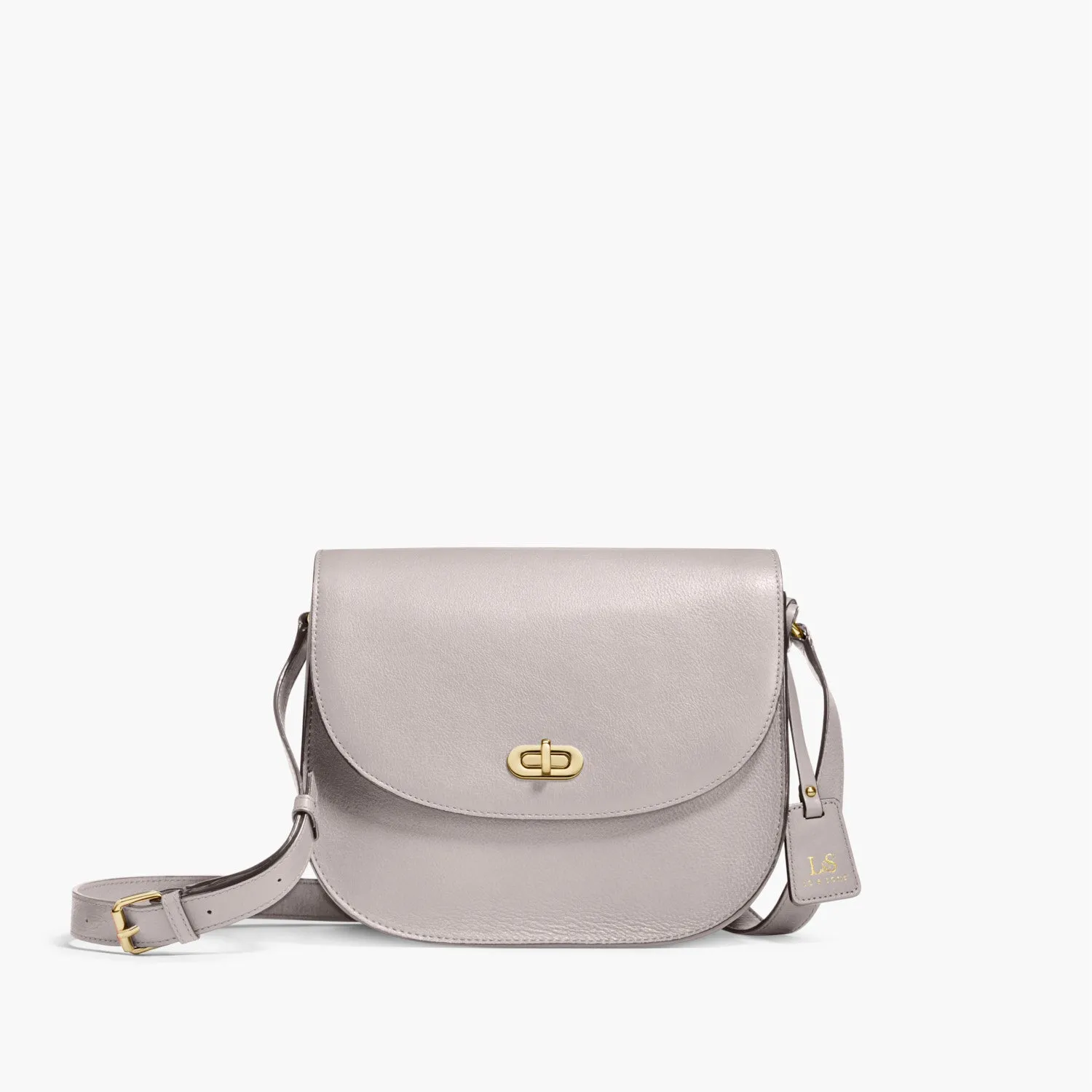 The Claremont - Full Grain Leather - Light Grey